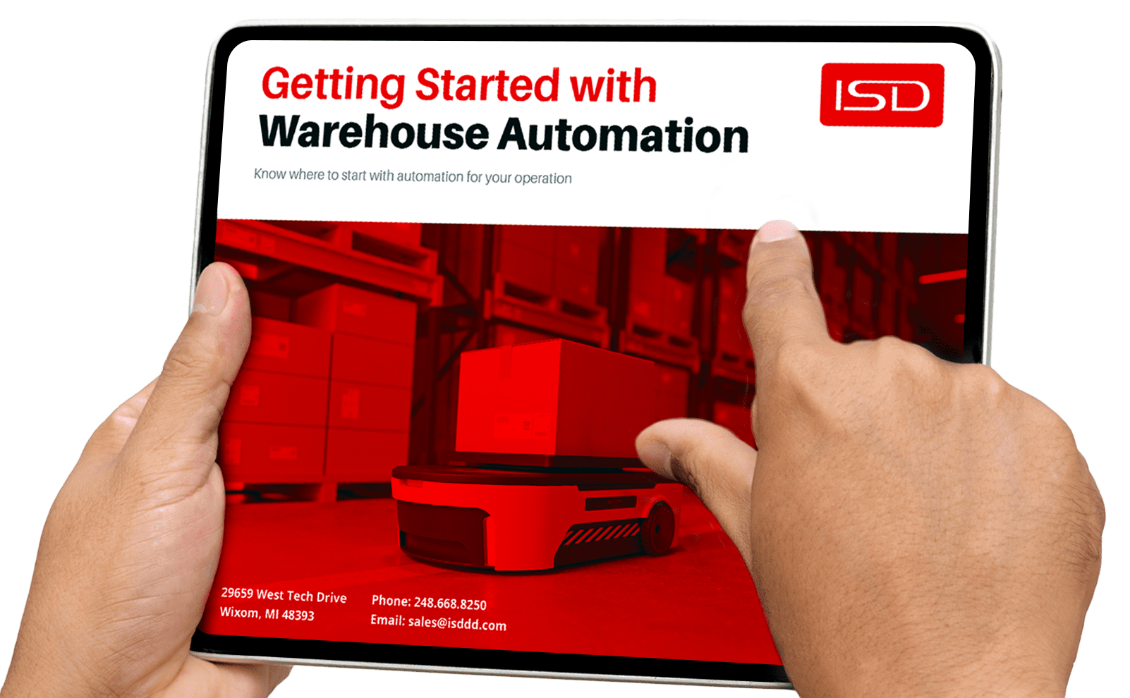 how to get started with warehouse automation guide by isd